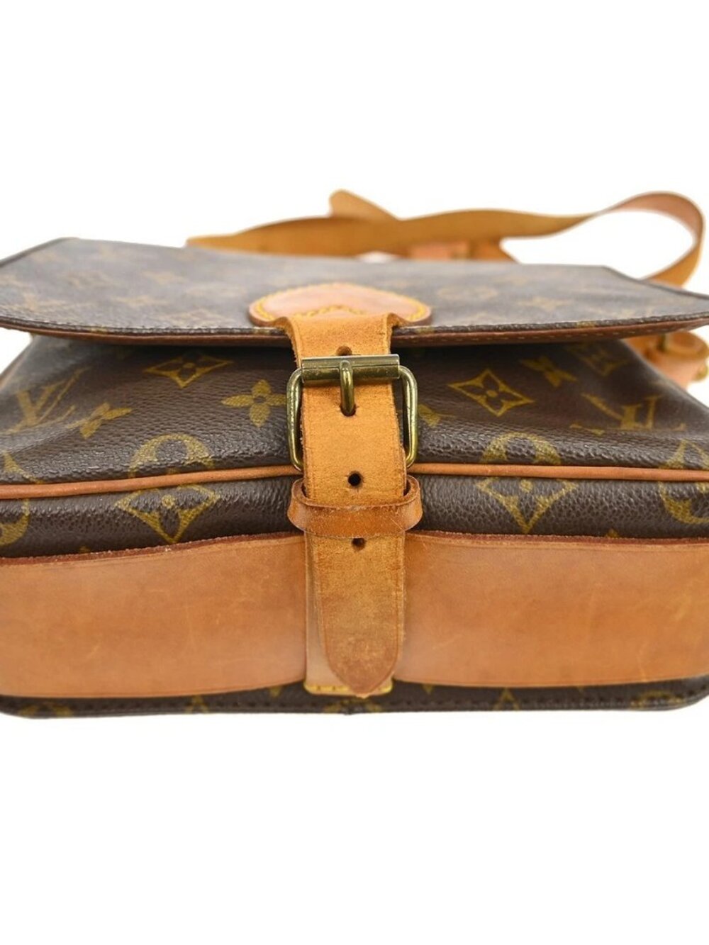 LOUIS VUITTON CARTOUCHIERE MM SHOULDER BAG - Picture 3 of 16